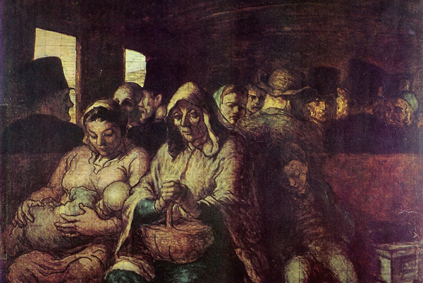 도미에, 삼등열차, 1862년경캔버스에 유채, 65x90cm, 뉴욕 메트로폴리탄 박물관