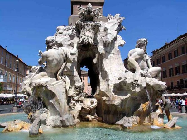 bernini_Fontana4Fiumi_Piazza Navona, Rome