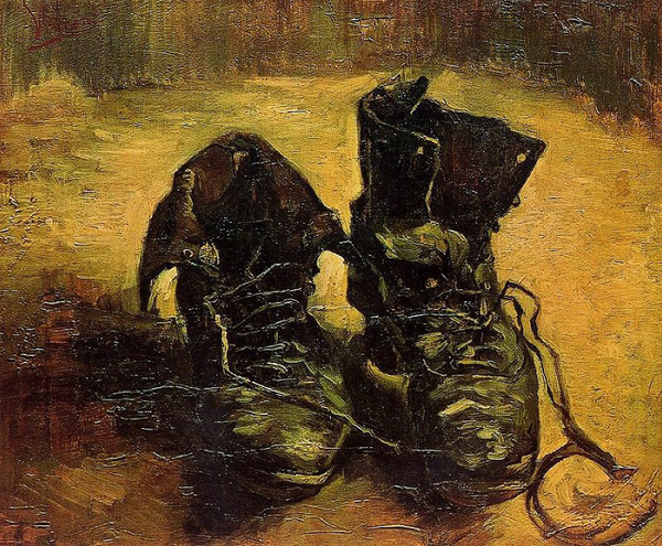 Vincent VanGogh – A pair of Shoes- 1886Amsterdam: Van Gogh Museum