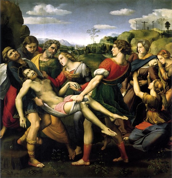 Raffaelo- Pala Baglioni- 1507-  Galleria Borghese Roma