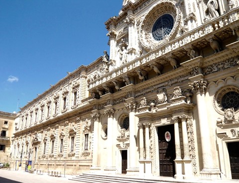 Basilica of Santa Croce – baroque stile 1695- Lecce-  Apulia