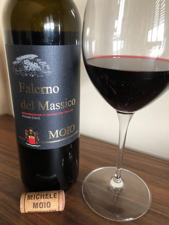 Today’s red Falerno wine