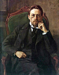 Portait of Chekhov_1898_by_Osip_Braz