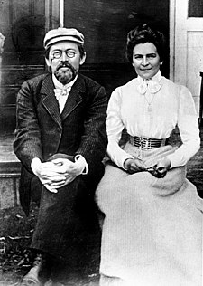 Anton_Chekhov_and_Olga_Knipper,_1901