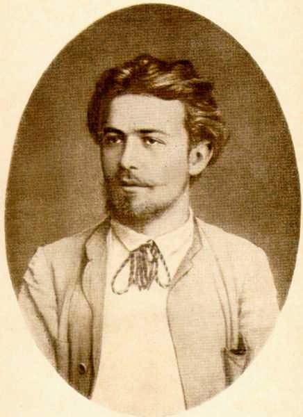 Young Anton_P_Chekhov in country clothes