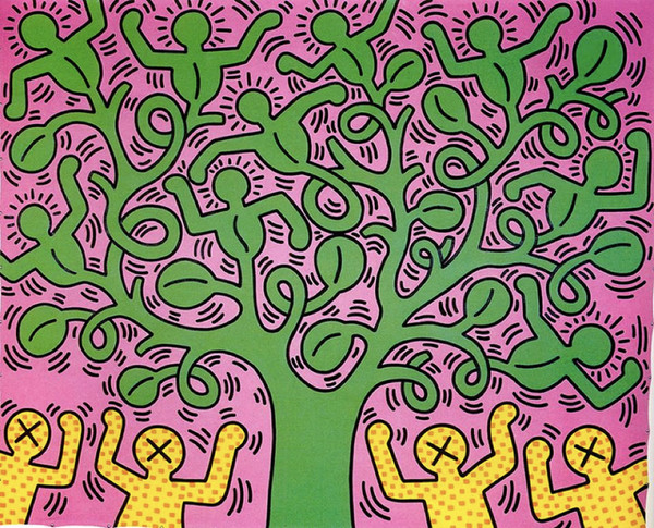 Keith Haring – Tree of life 1985- Keith Haring Foundation