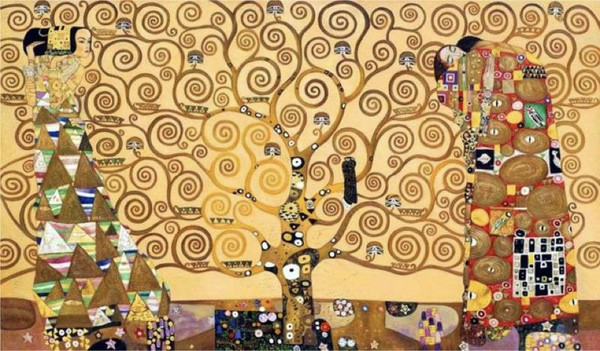 Gustave Klimt- Tree of life- 1905-1909- Museum of applied arts- Wien