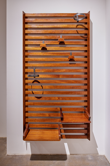 Installation view of Porte-manteau (circa 1955)*Collaborated with Charlotte Perriand