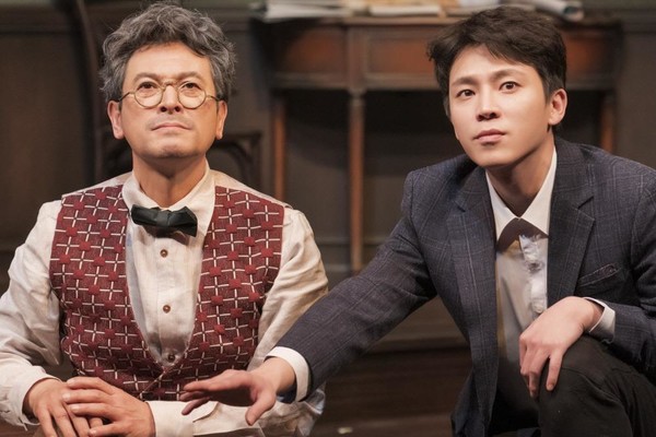 ▲음악극'올드위키드송' 공연사진(왼쪽부터) 남경읍,이재균(사진제공=나인스토리)