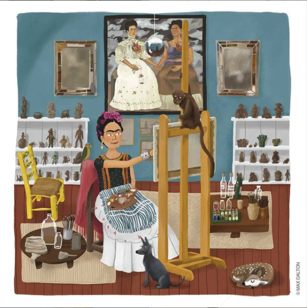 Painter's studio - Frida Kahlo