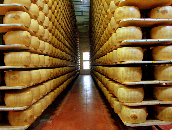Store of parmesan cheese 24 months