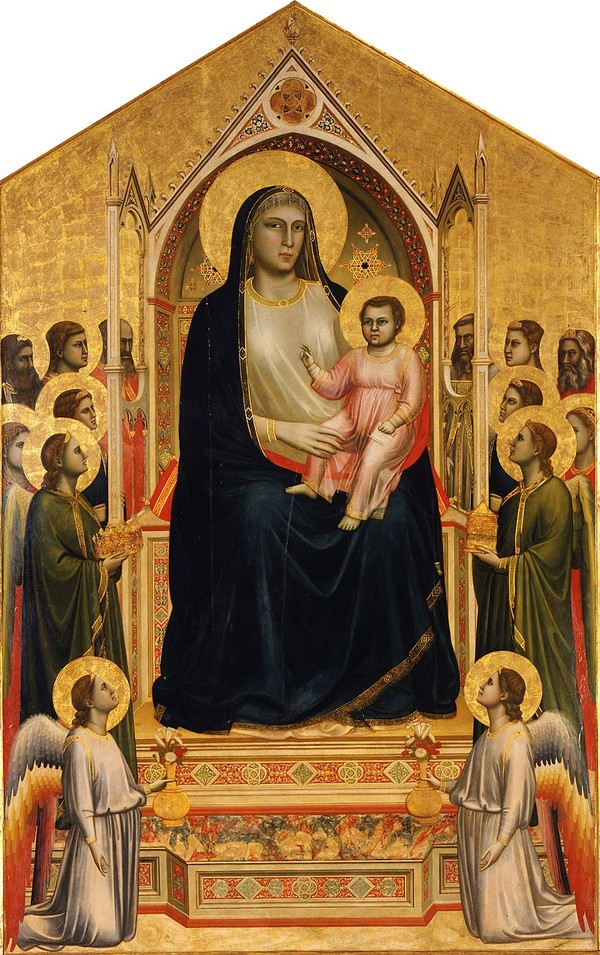 Giotto_Ognissanti Madonna, c.1310 Uffizi Florence