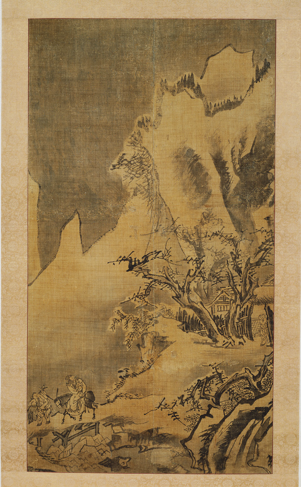 설중귀려도_김명국(17세기경)