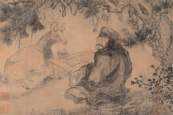 김명국, '녹수선경도'