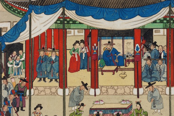 평안감사향연도-김홍도-부분