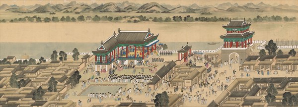 평안감사향연도-김홍도-부분