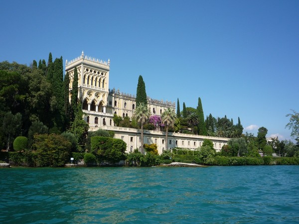Garda lake- Historical Building of Isola del Garda