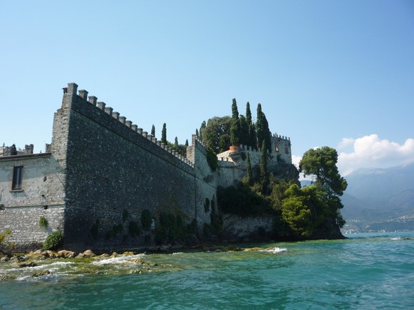 Garda lake- Wall of Isola del Garda