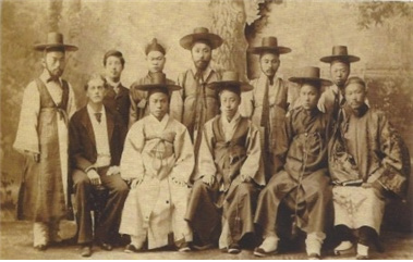 1883 대한제국 견미사절단 일행