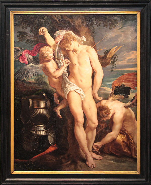 Pieter Paul Rubens -San Sebastian rescued by angels – 1601/1602 – National Gallery Corsini-Rome- Italy