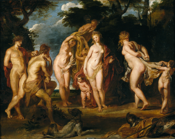 Pieter Paul Rubens – The Judgment of Paris – 1606- Prado Museo- Madrid Spain