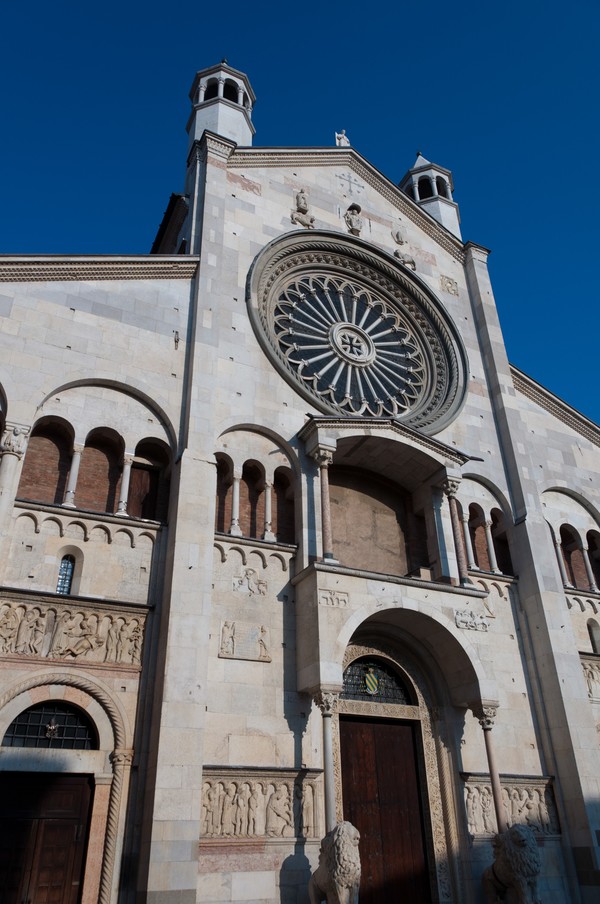 Facade of the Cathedral- 1099/1183- Modena- Italy