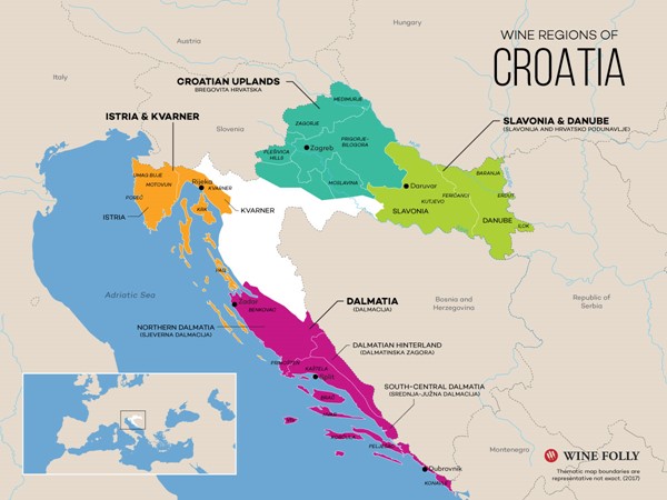 Wine regions of Croatia