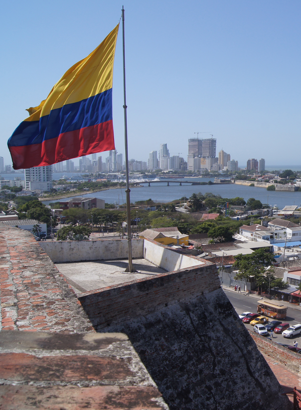 산 펠리페 데 바라하스 성에서 내려다 본 카르타헤나