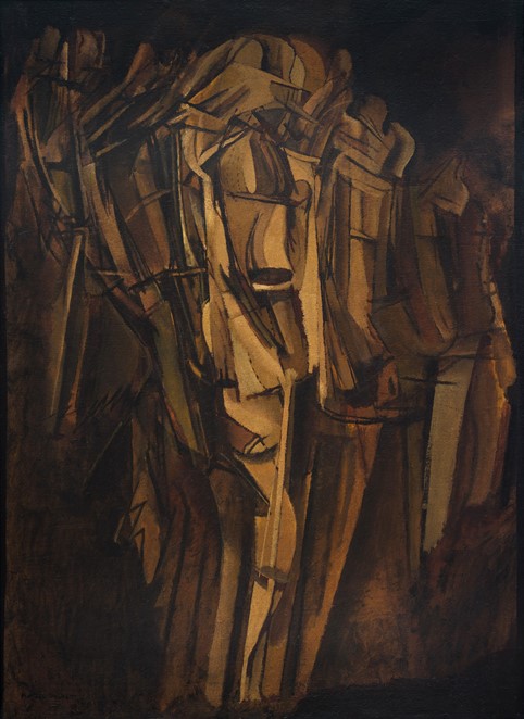 Marcel Duchamp, Nude (Study), Sad Young Man on a Train (Nu [esquisse], jeune homme triste dans un train), 1911–12, Guggenheim Collection – Venice Italy