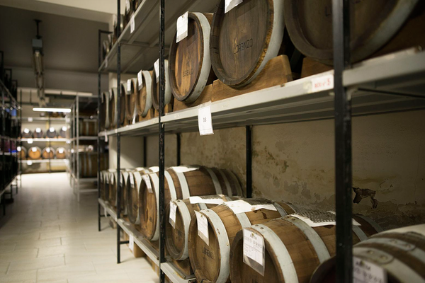 Modena - Barrels of balsamic vinegar aging