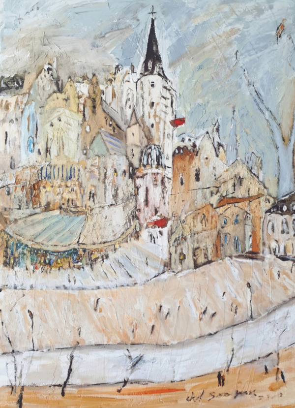 오스트리아 짤츠부르크 oil on canvas 73x53cm 2020년 작품