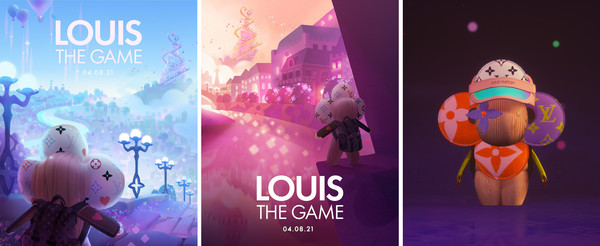 ‘루이: 더 게임’ 포스터 및 게임 캐릭터로 변신한 비비엔 (사진 제공: 루이 비통)