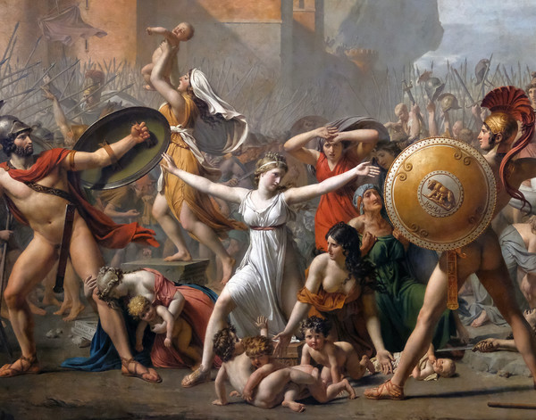 사비니군과 로마군을 말리는 사비니 여인들