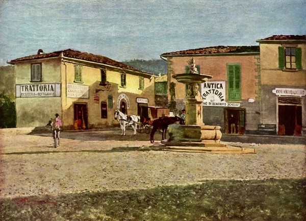 Telemaco Signorini - Piazzetta di Settignano, 1880