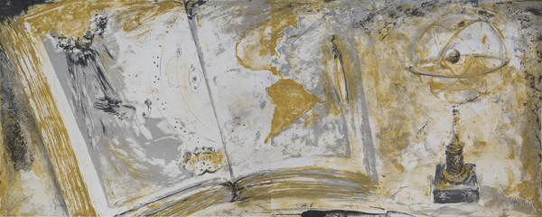 Gloria Munoz, Codex I, 70 x 170cm, 2019