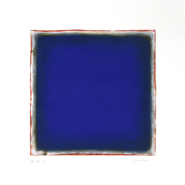 Su Xiaobai, Moonlight Halo, 61x56.6cm, Etching, aquatint and spite bite, 2015