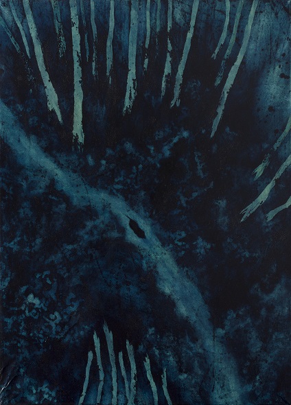 야견 (野犬)-expression 6-1, 2020, 장지에 혼합재료, 82x59cm