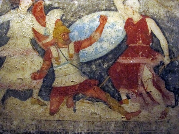Sarcofago delle Amazzoni IV secolo a.C., da Tarquinia, Museo Archeologico Nazionale di Firenze – Italy