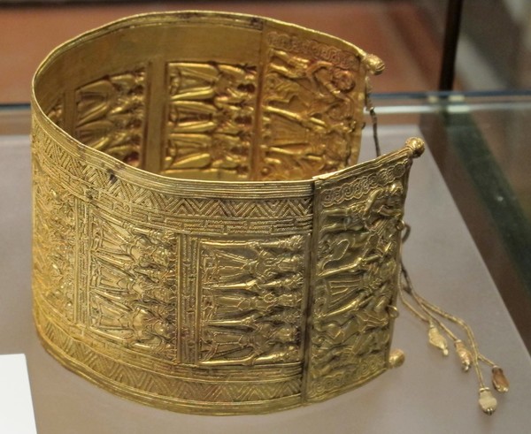Gold bracelet from the tomb Regolini-Galassi 650 BC- Cerveteri – Italy