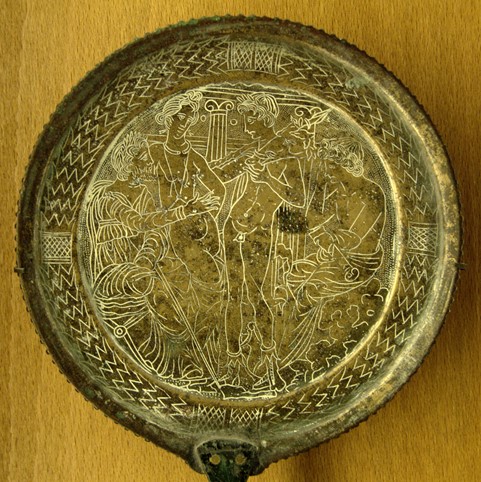 Etruscan Mirror- 500 B.C- Louvre Museum- Paris – France