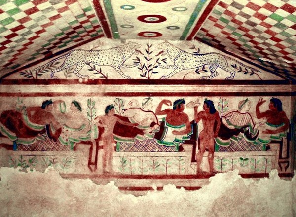 Tomb of Leopards - 480–450 BC- Tarquinia- Italy