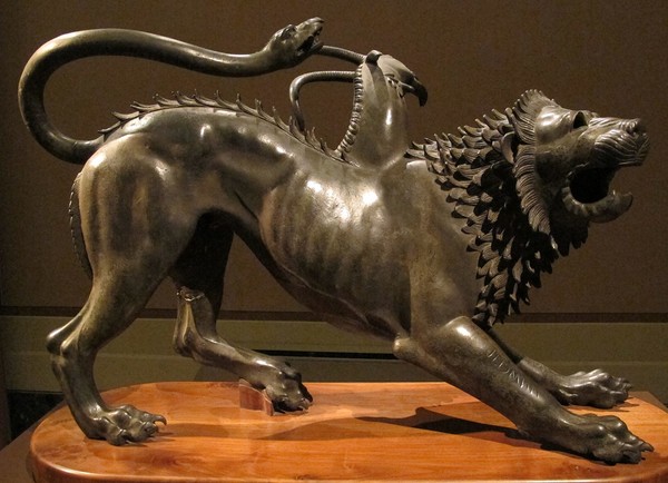 Chimera d’Arezzo- IV sec B.C. – Museo Archeologico Nazionale- Firenze – Italy