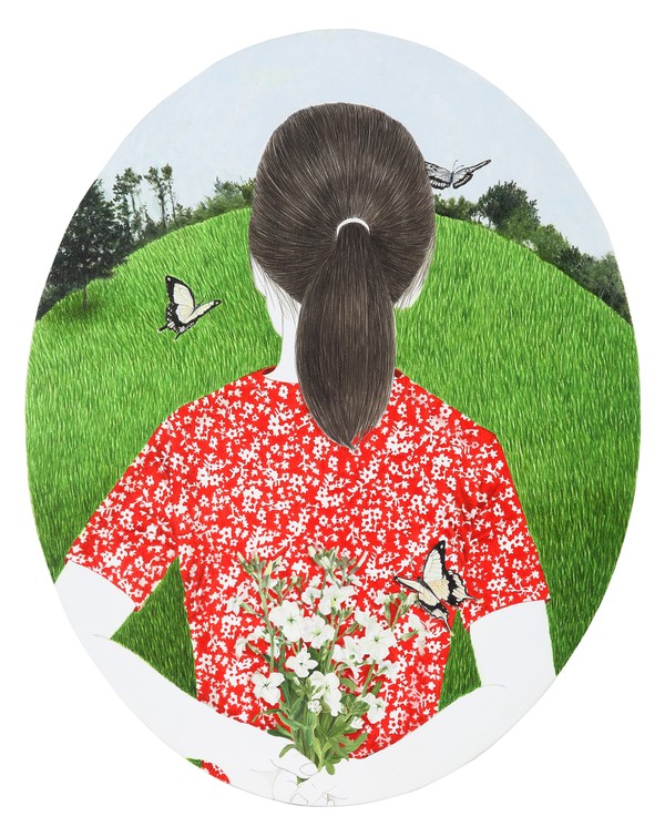 이윤령  A day like a gift, 50x40cm, Oil on canvas, 2019