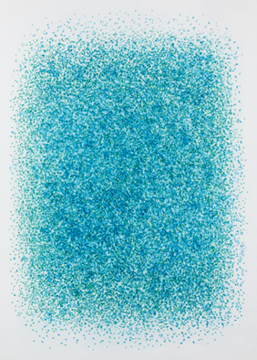 Towards Boundary (Blue)_ mixed media on canvas_140x100cm_2021
