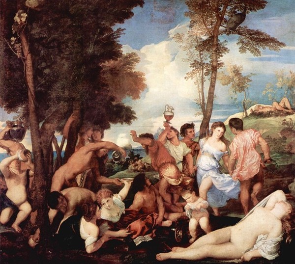 Titian- The Bacchanal of the Andrians – 1523-1526- National Museum Prado – Madrid- Spain