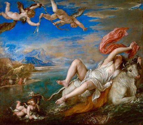 Titian- Rape of Europe 1560-1562- Isabella Stewart Gardner Museum- Boston - USA
