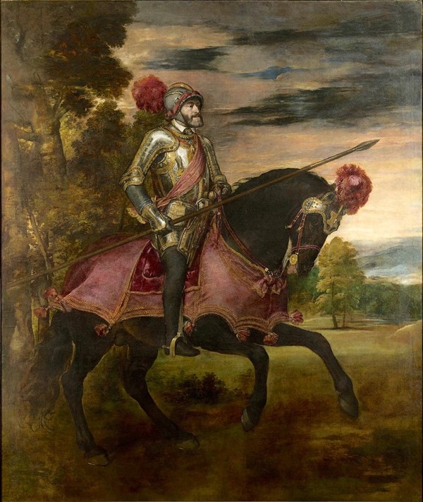 Tiziano- Equestrian Portrait of Charles V – 1548- National Museum of Prado- Madrid- Spain
