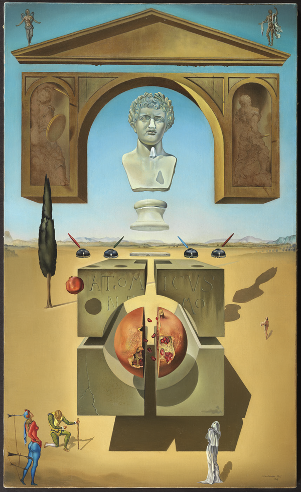 네로의 코 주위의 탈물질화 Dematerialization Near the Nose of Nero, 1947ⓒ Salvador Dalí, Fundació Gala-Salvador Dalí, SACK, 2021