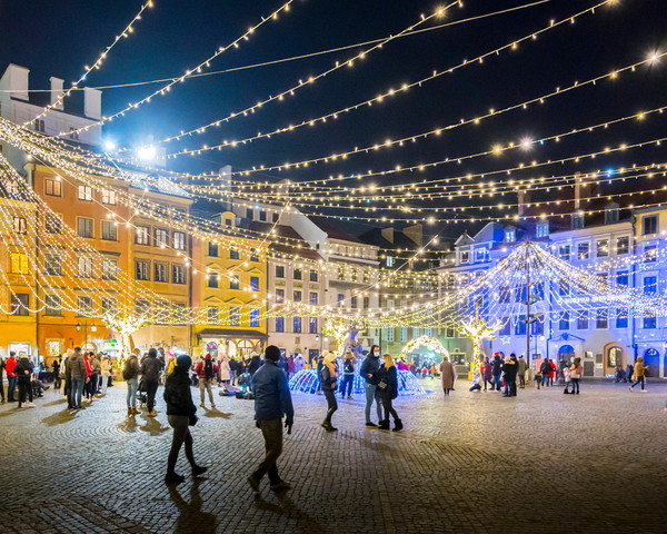 Iluminacja_Rynek Starego Miasta_fot. F. Kwiatkowski
