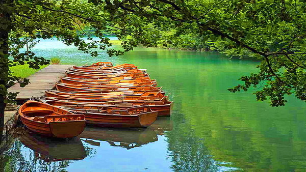 summer by Plitvice Natioal Park